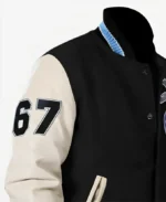 Axel Foley Detroit Lions Varsity Jacket Detail