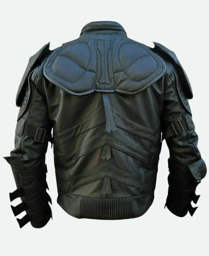 Batman Leather Motorcycle Jacket Back