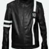 Ben 10 Leather Jacket Black Front 2