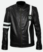 Ben 10 Leather Jacket Black Front 2