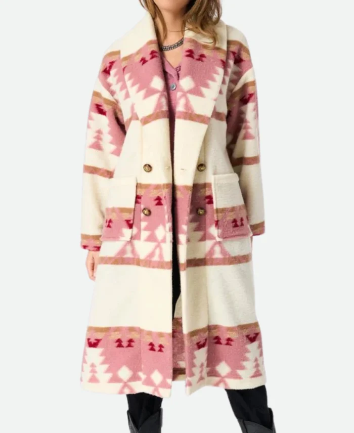 Beth Dutton PInk Coat