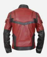 Charlie Cox Daredevil Leather Jacket Back