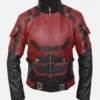 Charlie Cox Daredevil Red Leather Jacket
