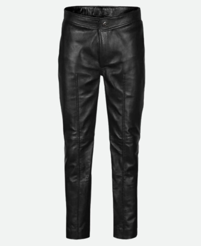 Elvis Presley Black Leather Suit Pant