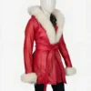 Goldie Hawn The Christmas Chronicles Mrs Claus Leather Coat