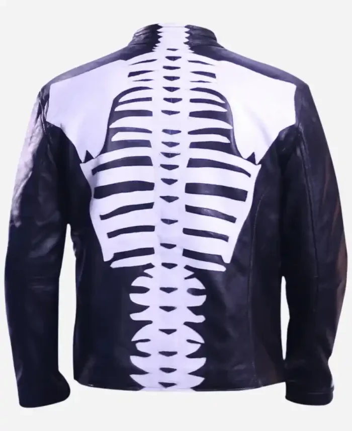 Halloween Skeleton Bones Jacket Back