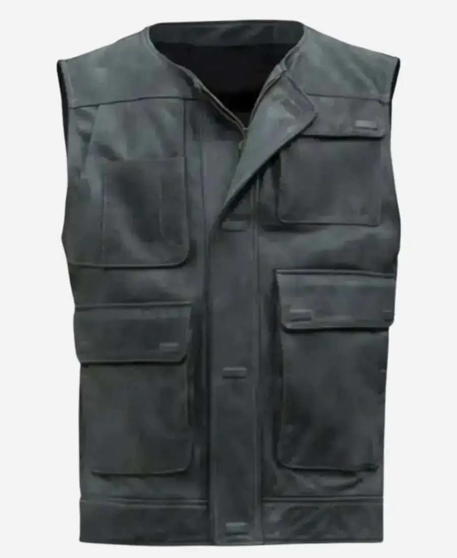 Han Solo Star Wars A New Hope Leather Vest Front 2