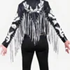 Harley Quinn Birds Of Prey Fringe Jacket back