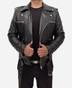 Jeffrey Dean Morgan The Walking Dead Negan Leather Jacket 1