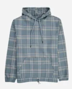 Jonathan Daviss Outer Banks Pope Heyward Blue Plaid Hoodie