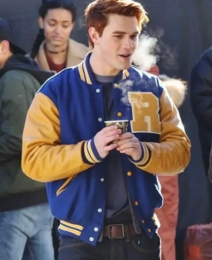 KJ Apa Riverdale Archie Andrews Letterman Varsity Jacket Front