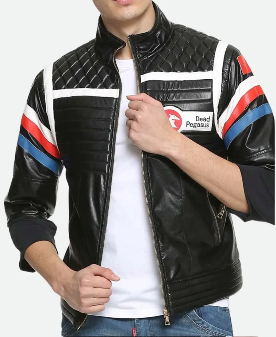 My Chemical Romance Party Poison Black Leather Jacket 2