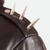 Nicolas Cage Ghost Rider Leather Jacket Spikes Close Up