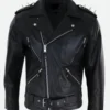 Nicolas Cage Ghost Rider Spiked Leather Jacket