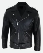 Nicolas Cage Ghost Rider Spiked Leather Jacket