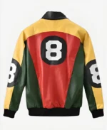 Patrick Warburton Seinfeld David Puddy 8 Ball Leather Jacket