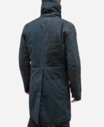 Ryan Gosling Blade Runner 2049 K Leather Trench Coat Back