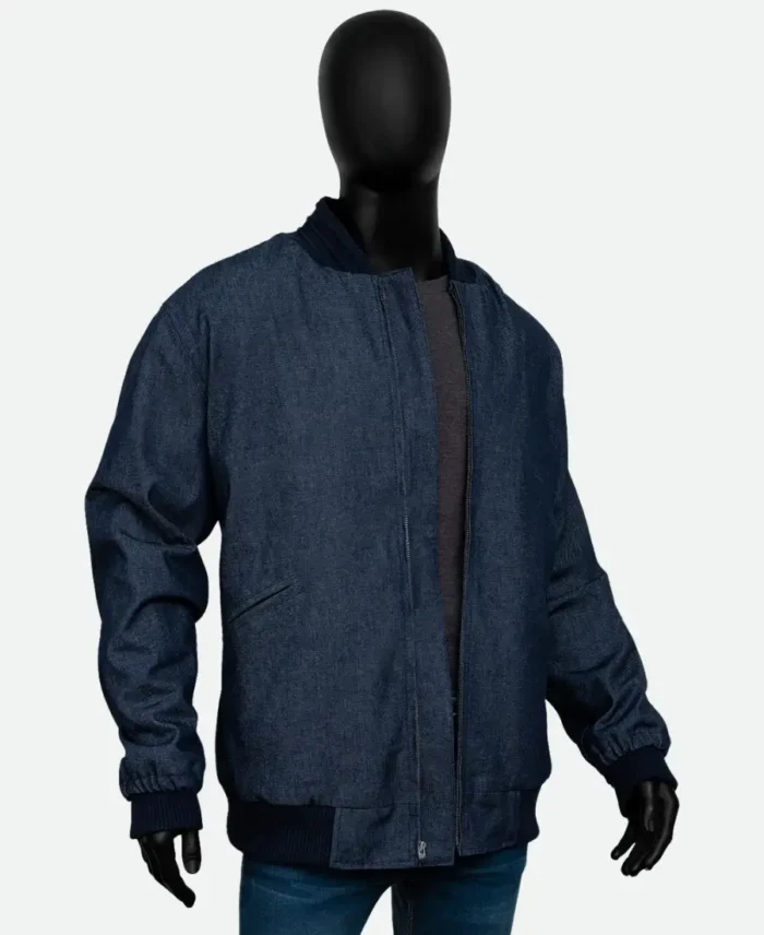 Sex Education Eric Effiong Denim Bomber Jacket