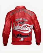 Soda Club Pelle Pelle Leather Jacket Back