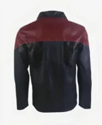 Star Trek Picard Season 3 Leather Jacket Back