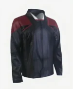 Star Trek Picard Season 3 Leather Jacket Side