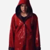Stranger Things Eleven Red Rain Coat 1