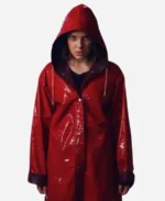 Stranger Things Eleven Red Rain Coat 1