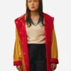 Stranger Things Max Mayfield Red and Yellow Coat