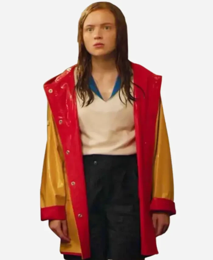 Stranger Things Max Mayfield Red and Yellow Coat