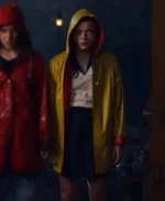 Stranger Things Max Mayfield Red and Yellow Coat front