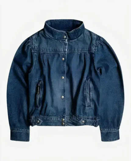 Stranger Things Natalia Dyer Denim Jacket front