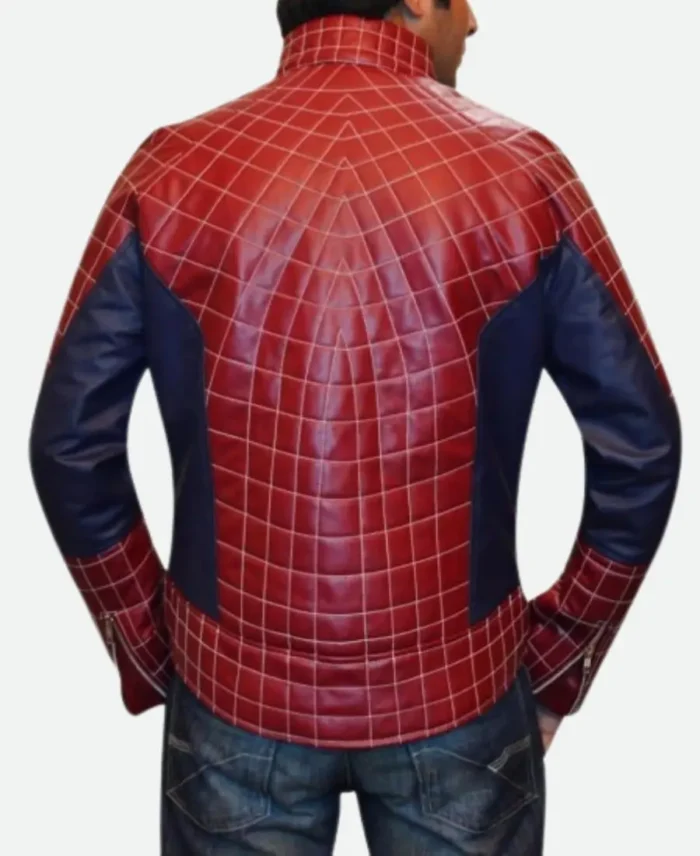The Amazing Spider Man Peter Parker Jacket Back