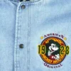 Vintage Disney Mickey Mouse Denim Jacket detail