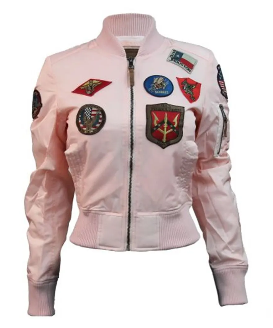 Women Top Gun MA 1 Bomber Jacket