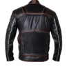 X Men 2 United Wolverine Black Motorcycle Leather Jacket Back