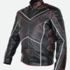 X Men 2 United Wolverine Motorcycle Jacket Side Pose