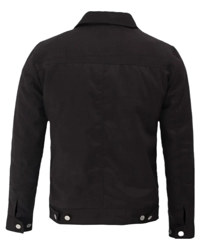 Yellowstone Cole Hauser Rip Wheeler Black Jacket Back