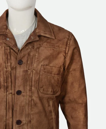 Yellowstone Kayce Dutton Brown Jacket Detailed Image