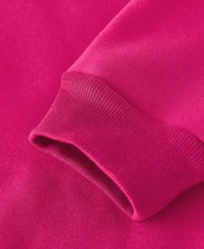 pink nirvana sweatshirt detail