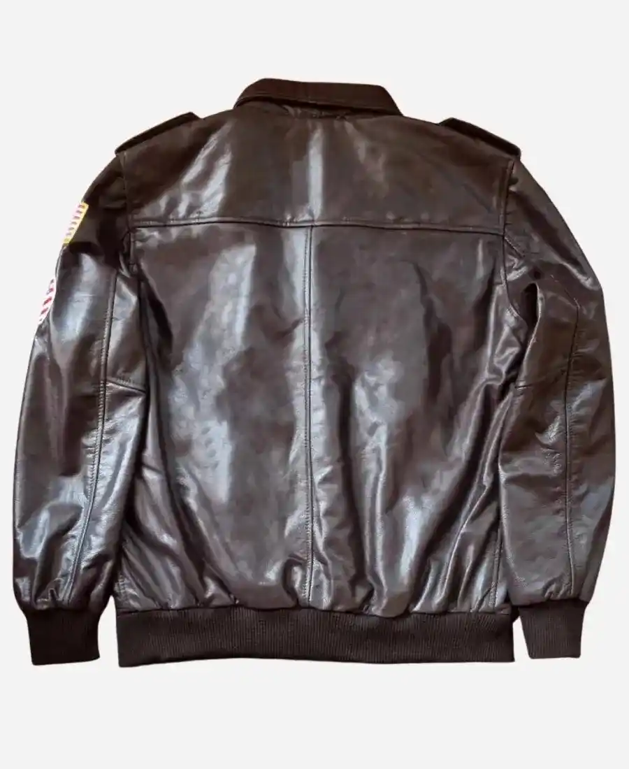 teve Harrington Stranger Things Real Leather Jacket back