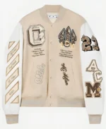 AC Milan Off White Jacket front