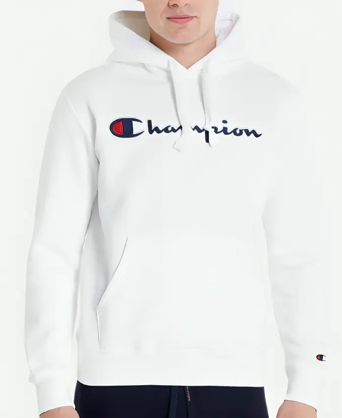 Champion White Hoodie