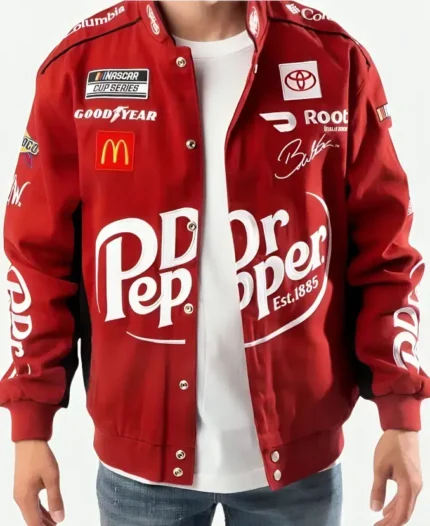 Dr Pepper Red Cotton Racing Jacket