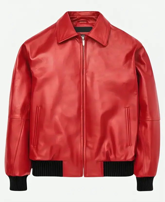 Drake Albanian Polar Opposites Leather Jacket Front