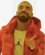 Drake Hotline Bling Puffer Jacket Moncler Red Puffer Jacket 2