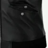 Eminem Black Leather Jacket Detailing 2