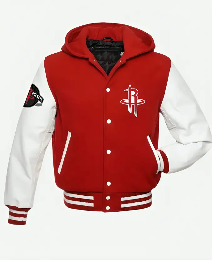 Houston Rockets NBA Varsity Jacket Front