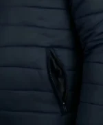 Jason Sudeikis Ted Lasso Puffer Jacket pocket close up