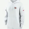 Kansas City Chiefs Sideline Club White Hoodie