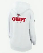 Kansas City Chiefs Sideline Club White Hoodie Back